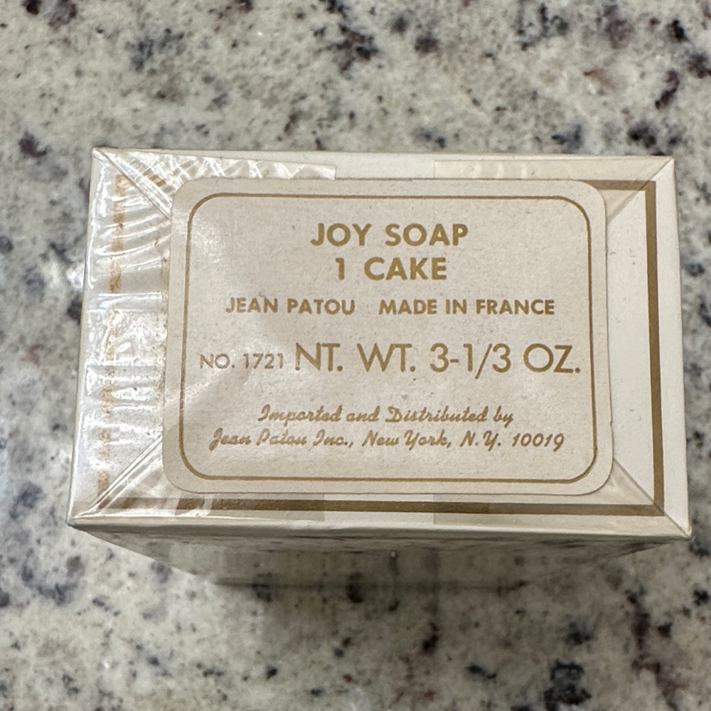Jean Patou Joy Soap Cake Bar NIP